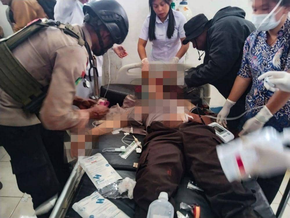 OTK Bacok Dua Polisi dan Tembak Warga di Papua Pegunungan