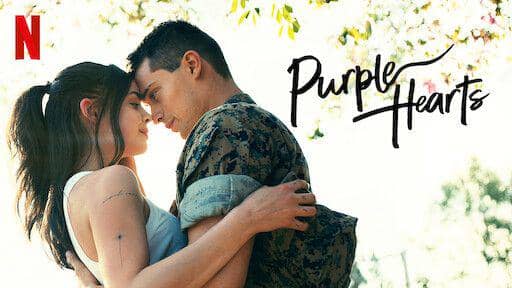 Purple Hearts film hollywood tentang romansa hubungan palsu