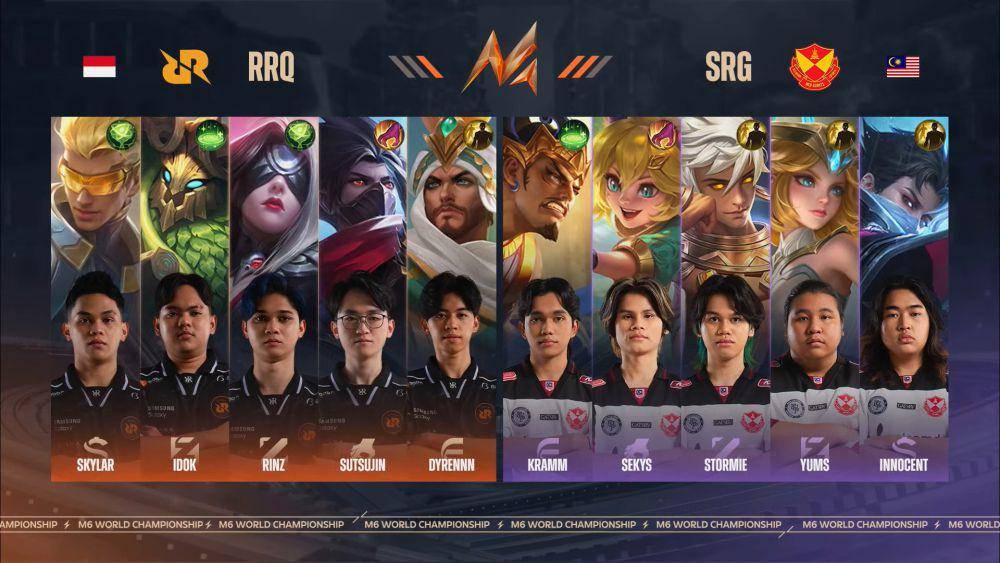 Draft pick game keempat jadi draft terburuk pada laga RRQ Hoshi vs SRG (YouTube.com/MPL Indonesia)