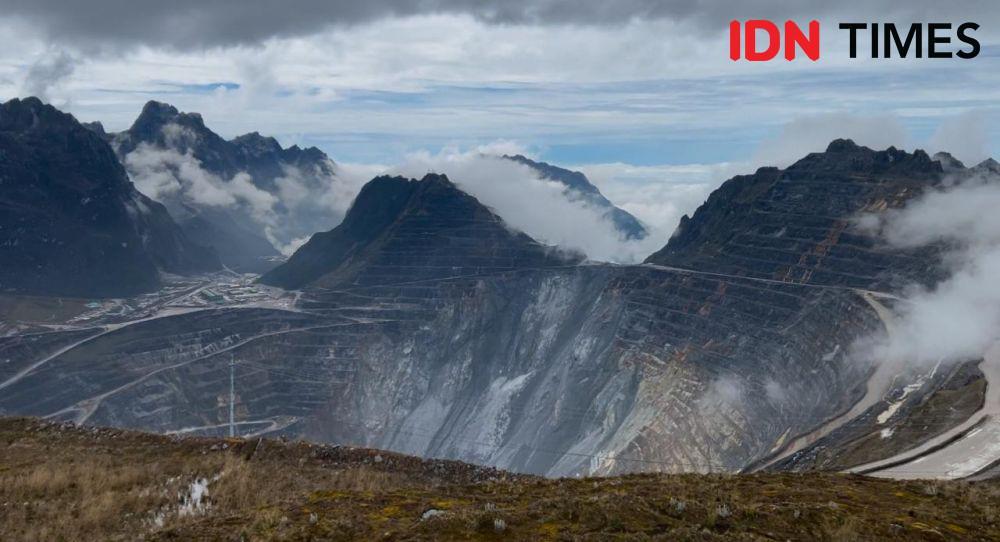 Inilah Penampakan Bekas Tambang Grasberg PT Freeport, Mulai Hijau!