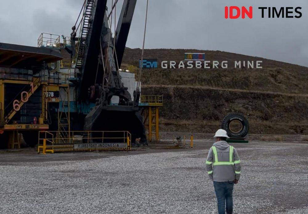 Penampakan Grasberg Mine milik PT Freeport Indonesia (IDN Times/Wahyu Kurniawan)