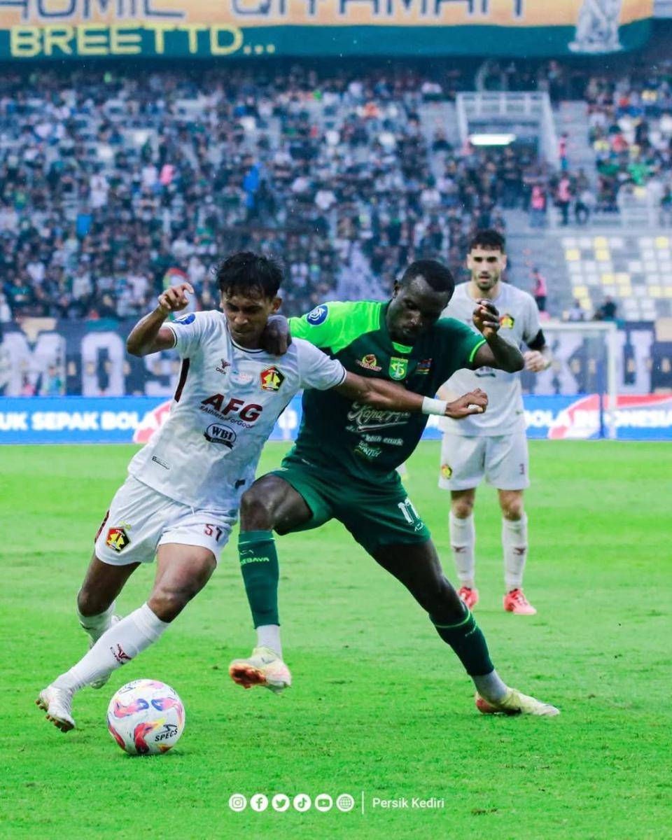 Pemain Persik Kediri saat menghadapi Persebaya Surabaya. IDN Times/ istimewa