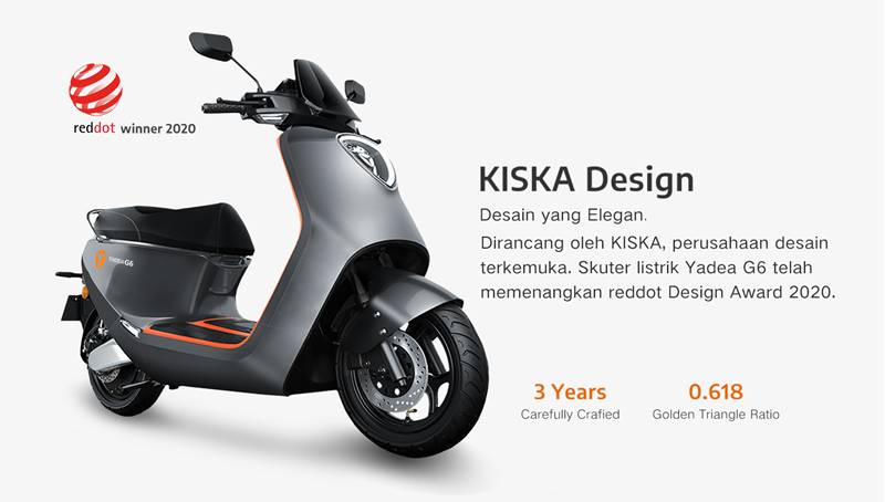 Yadea G6 (dok. Yadea Indonesia)