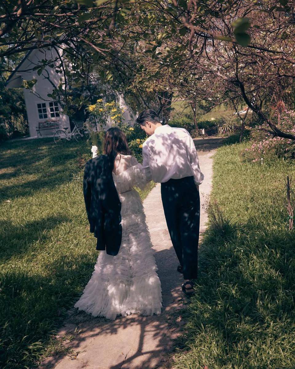 foto prewedding James Jirayu dan Foam (instagram.com/jirayu_jj)