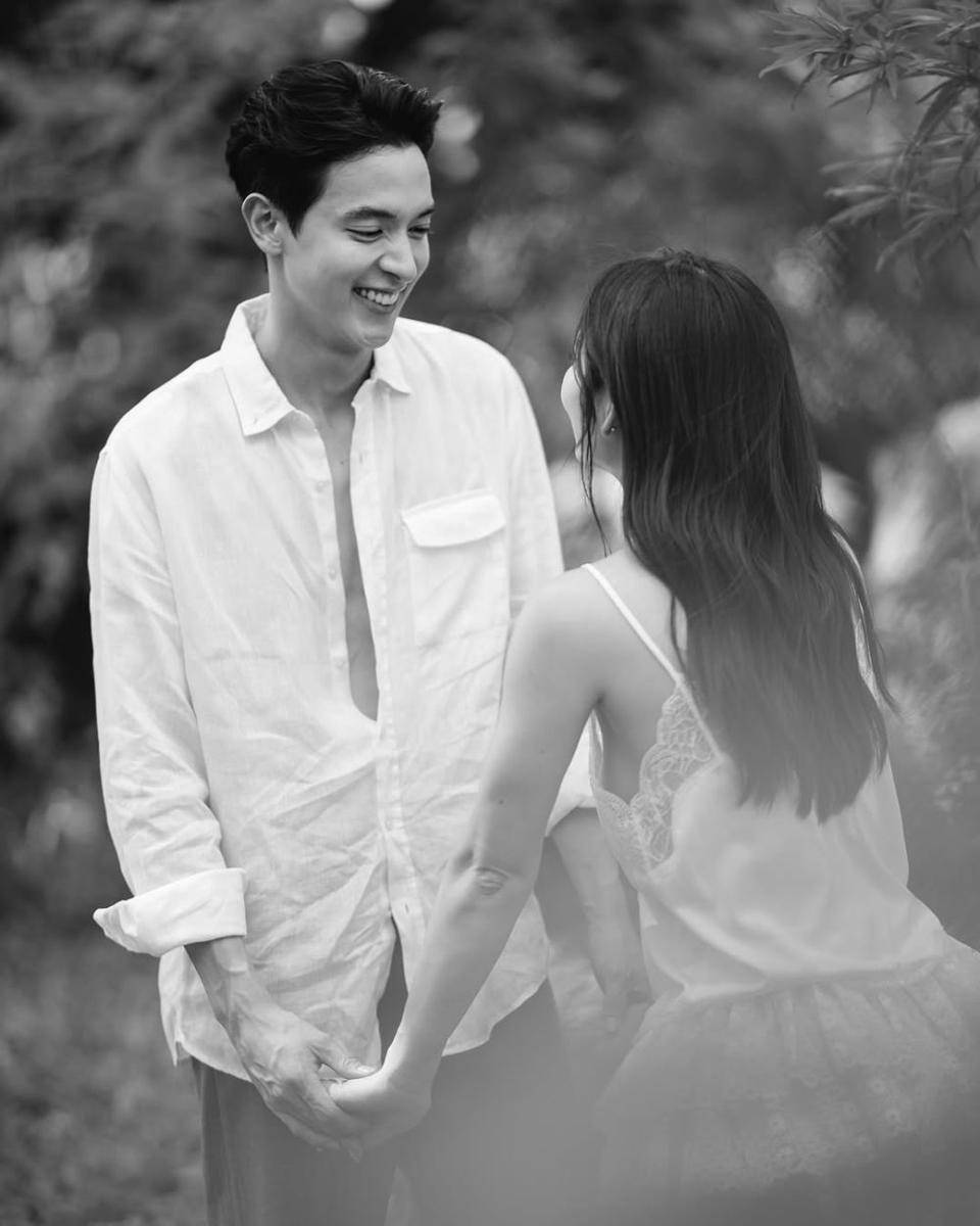 foto prewedding James Jirayu dan Foam (instagram.com/jirayu_jj)