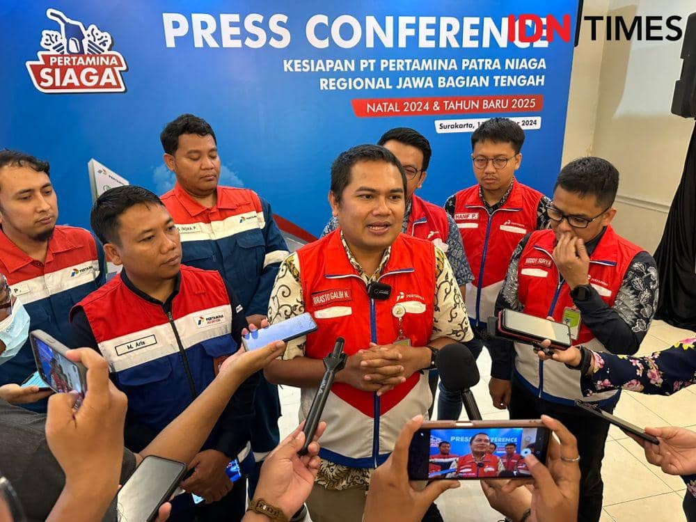 Area Manager Communication, Relations, & Corporate Social Responsibility (CSR) Regional Jawa Bagian Tengah PT Pertamina Patra Niaga, Brasto Galih Nugroho. (IDN Times/Larasati Rey)