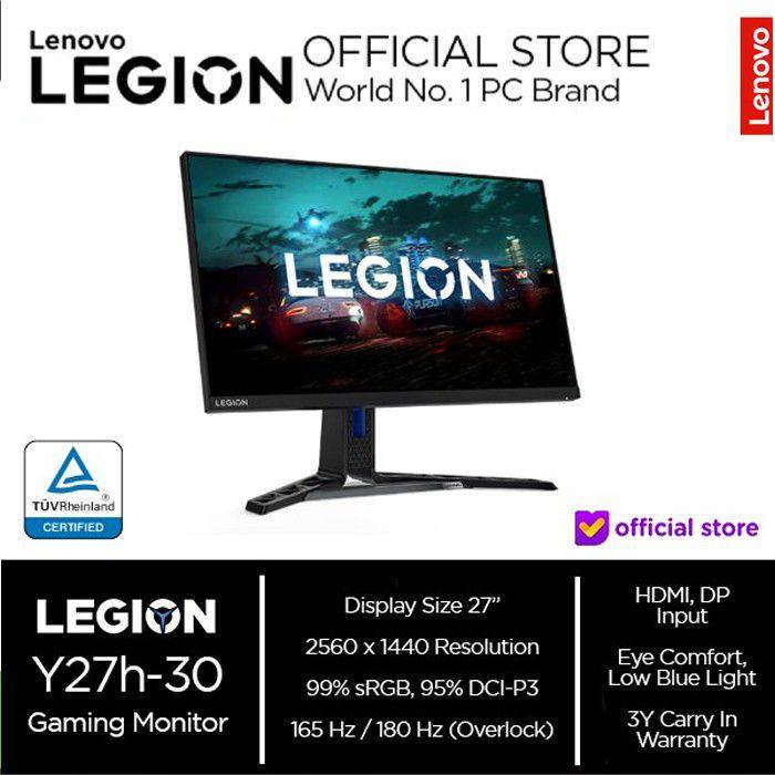 Lenovo Legion Y27h-30 (tokopedia.com/Lenovo Authorized Tangerang)