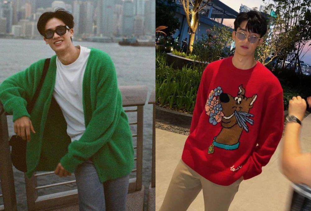 8 Inspirasi Outfit untuk Dipakai Christmas Eve ala Tay Tawan