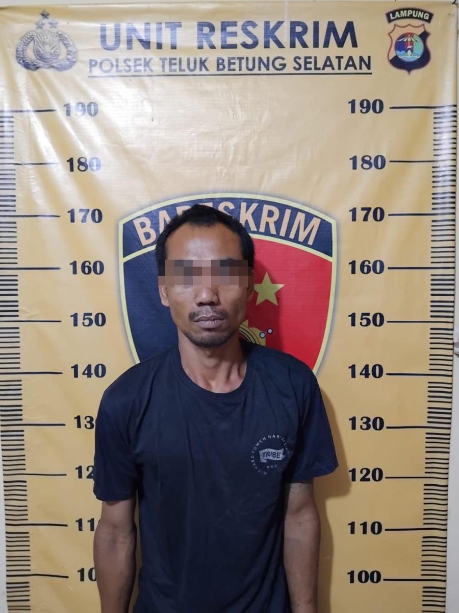 Polsek Teluk Betung Selatan Tangkap Residivis Pencurian Ruko Kosong