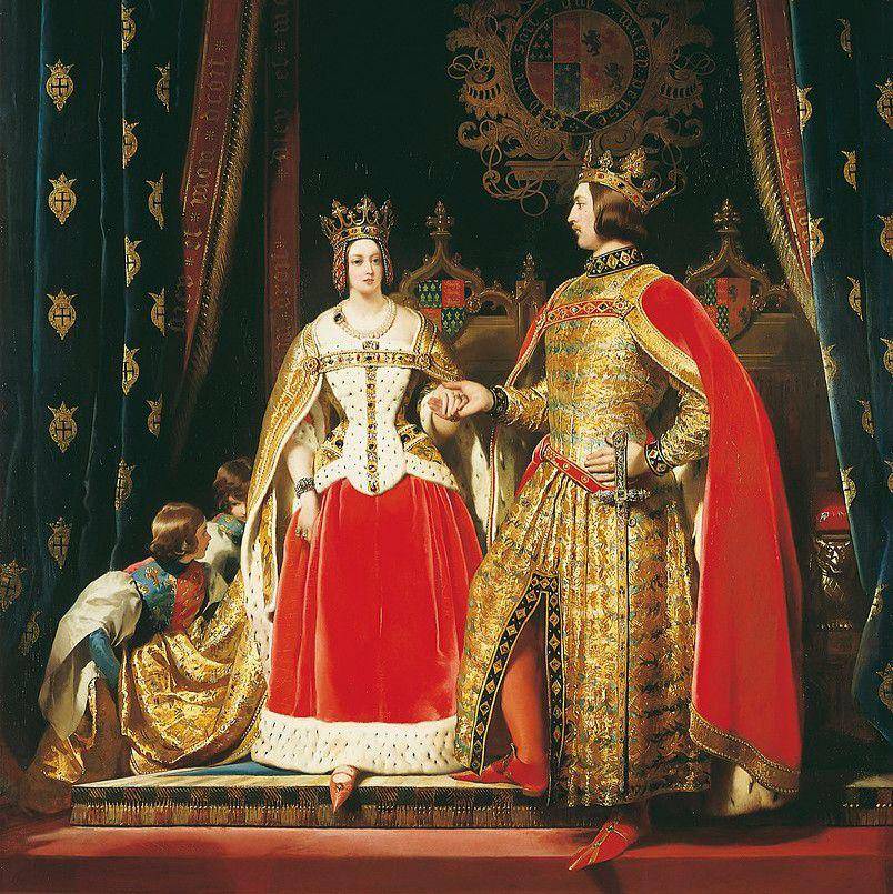ilustrasi Ratu Victoria dan Pangeran Albert (commons.wikimedia.org/Edwin Landseer)