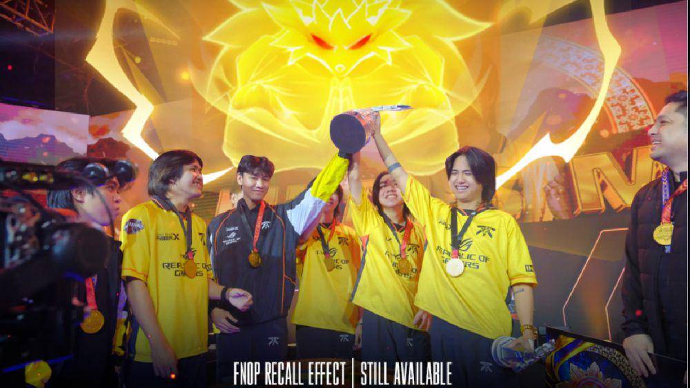 K1NGKONG dan Fnatic ONIC PH jadi juara baru MPL. (instagram.com/onicphilippines)
