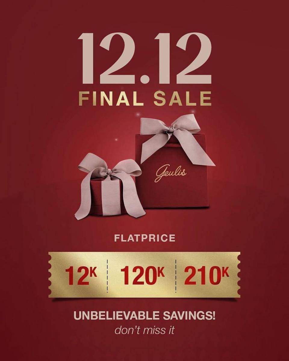 Promo fashion 12.12 (instagram.com/geulis.id)