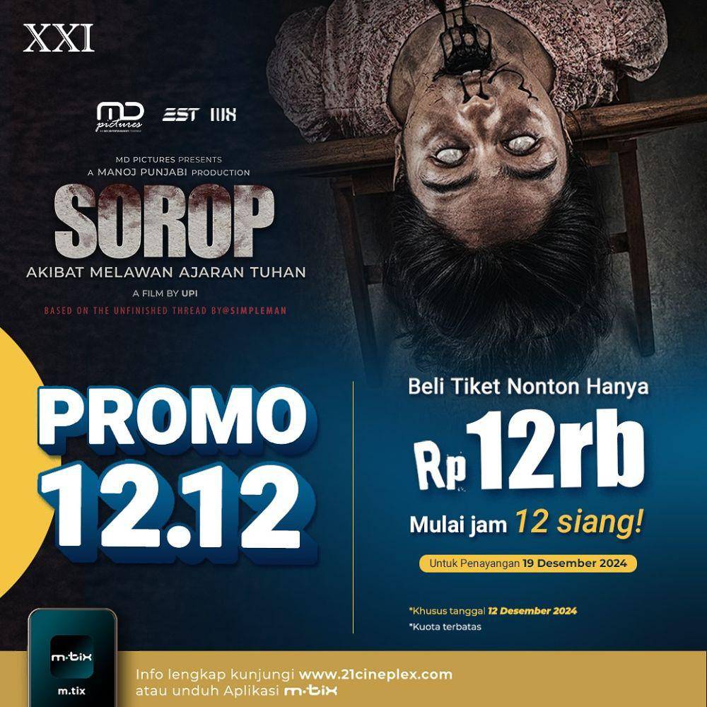promo bioskop di tanggal 12.12 (instagram.com/cinema.21)