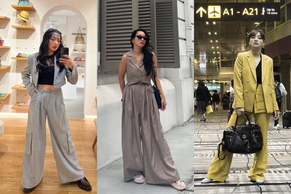 7 Ide Busana One Set ala Hesti Purwadinata, Didominasi Blazer!