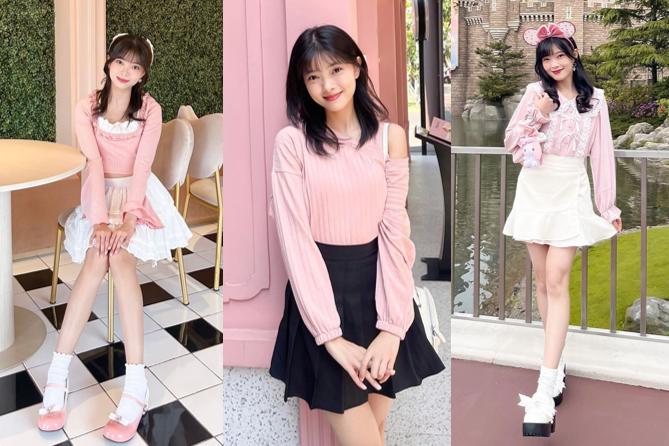 12 OOTD Bertema Pink ala Fiony JKT48, Pretty!