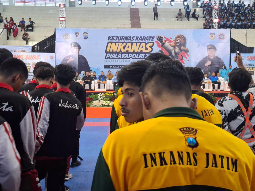 Ribuan Karateka Perebutkan Piala Kapolri 2024 di Malang