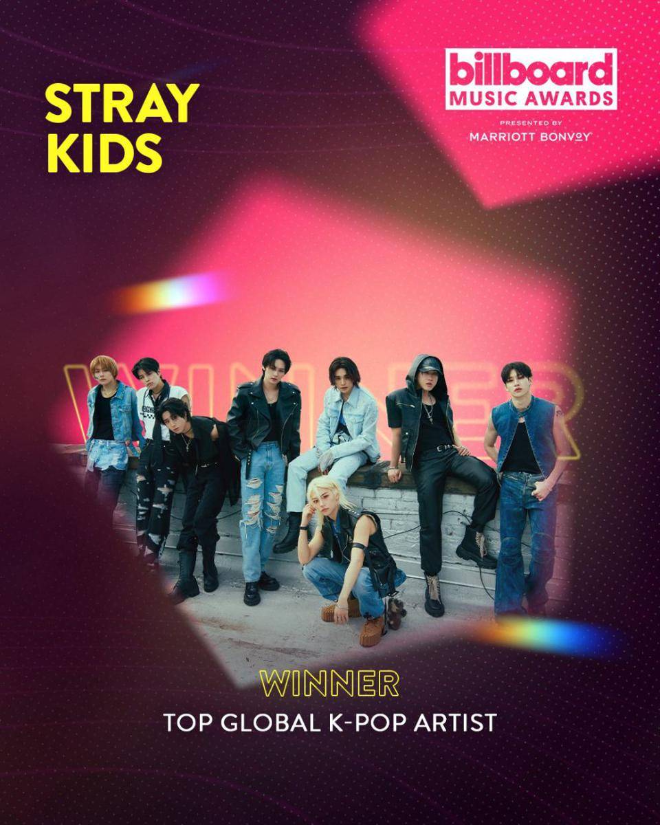 Stray Kids menangkan Top Global K-Pop Artist di BMAs 2024 (x.com/BMAs)