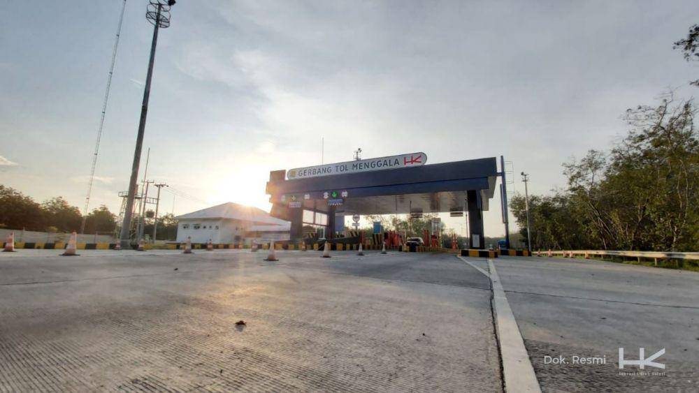 Gerbang Tol (GT) Menggala. (dok. Hutama Karya)