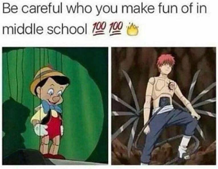 potret meme kocak Sasori (reddit.com/user/kyan_uchiha)
