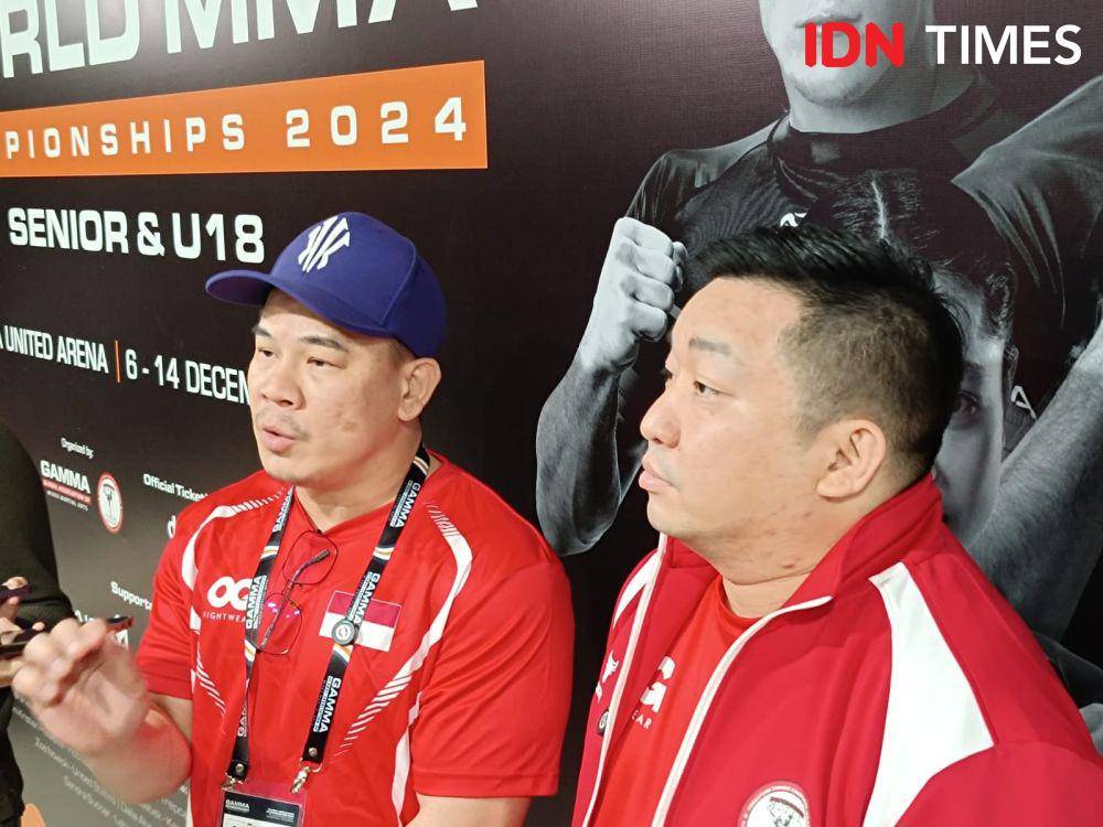 Sekjen PB Pertacami, Peter Taslim (kiri) Ketum PB Pertacami, Tommy Paulus Hermawan (kanan). (IDN Times/Tino).