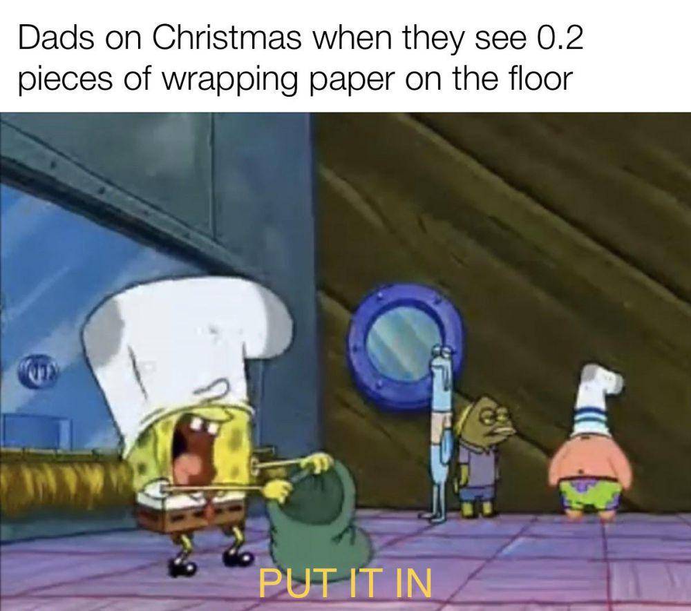 meme SpongeBob tentang hari Natal (reddit.com/RidonkulousMG)