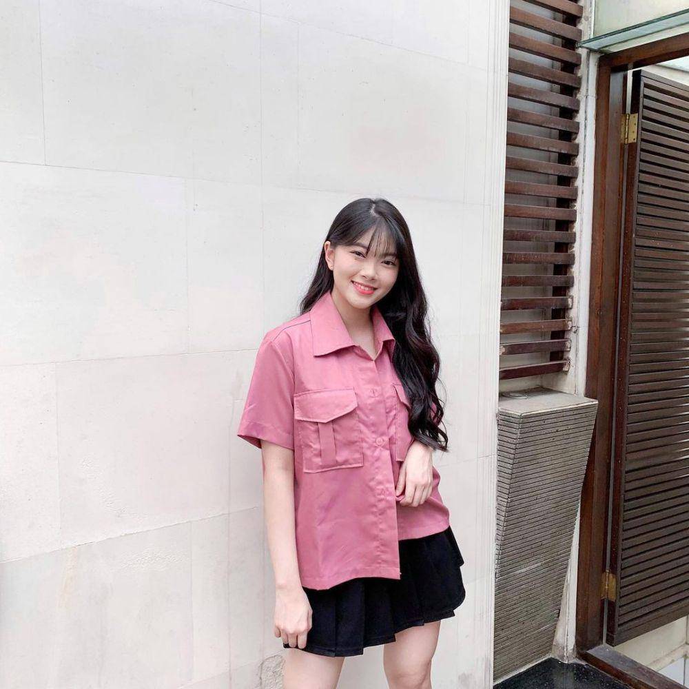 OOTD bertema pink ala Fiony JKT48 (instagram.com/jkt48.fiony)