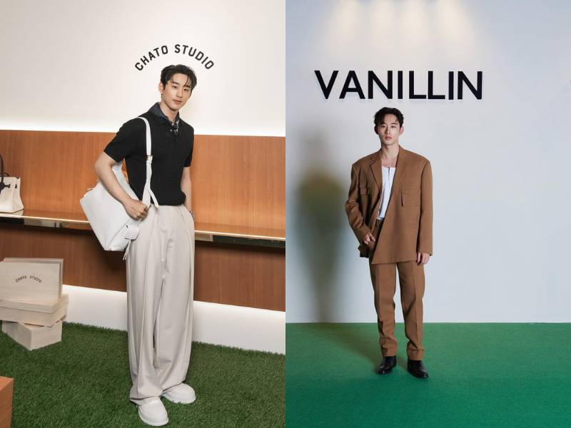 outfit preppy style ala Est Supha (instagram.com/est_rvp)