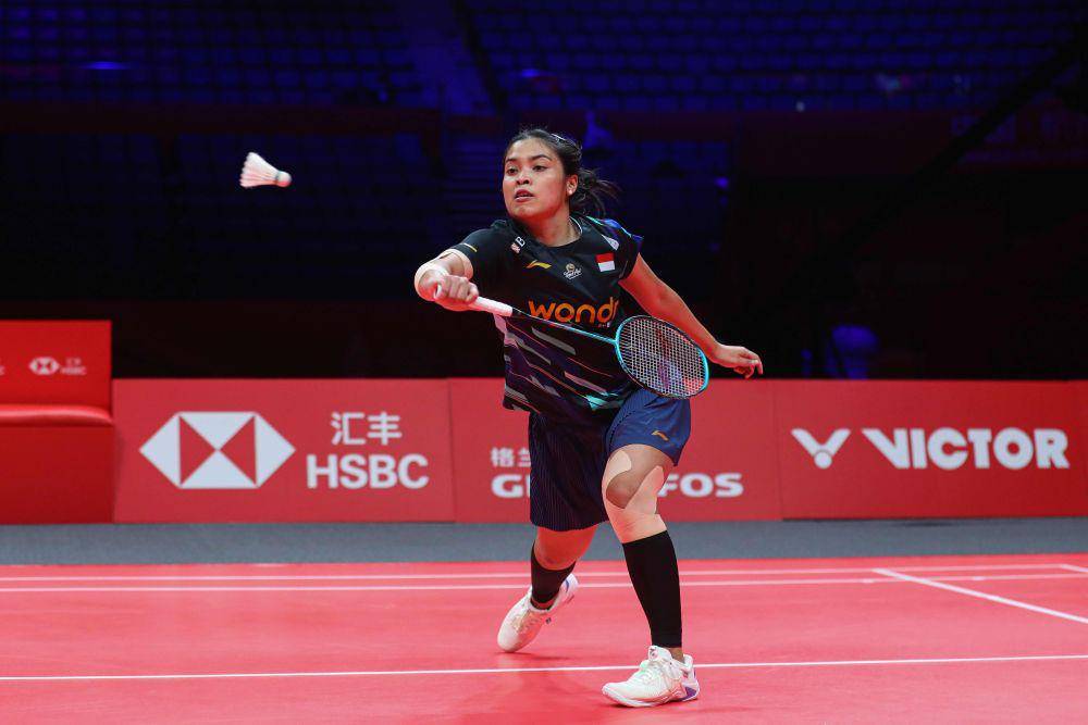 Gregoria Mariska Tunjung di fase grup BWF World Tour Finals (WTF) 2024 (dok.PP PBSI)