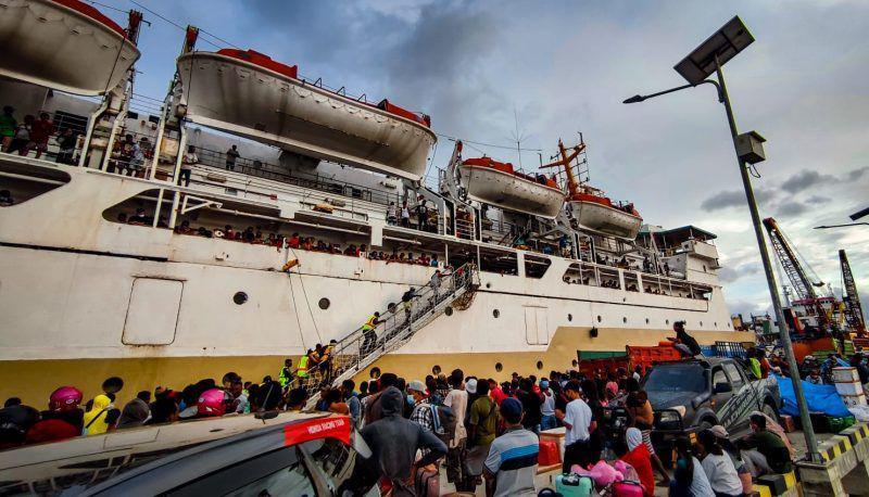 Arus Mudik Natal 2024, Kapal Pelni Angkut 1600 Penumpang dari Timika