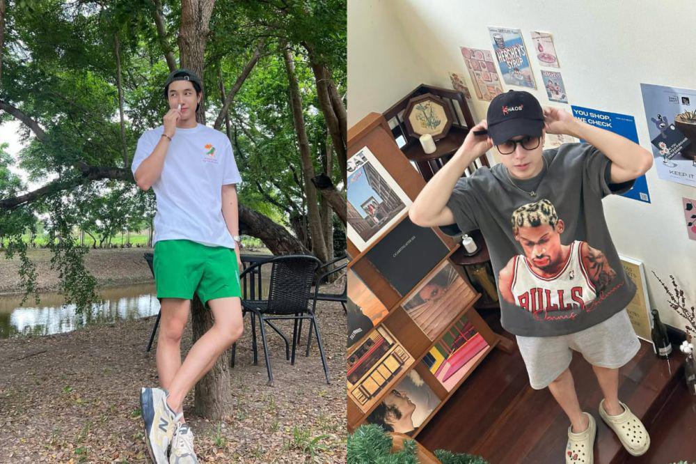 7 Inspirasi Lazy Day Outfit ala Kay Lertsittichai, Paling Satset!