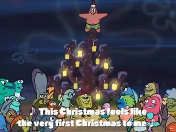 meme SpongeBob tentang hari Natal (reddit.com/deleted)