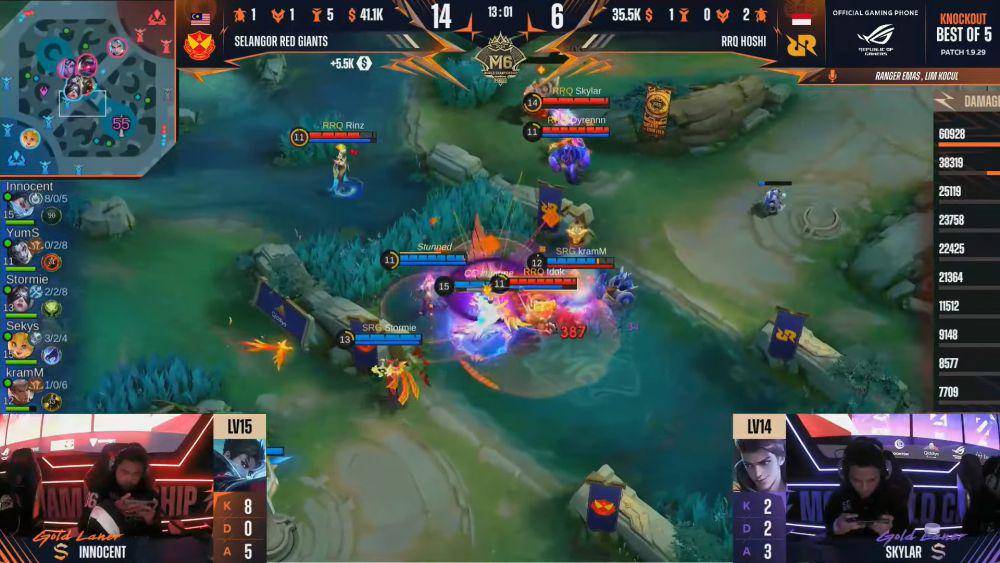 Momen Granger dari Innocent saat kebal dari skill 2 Jawhead dari Idok (YouTube.com/MPL Indonesia)