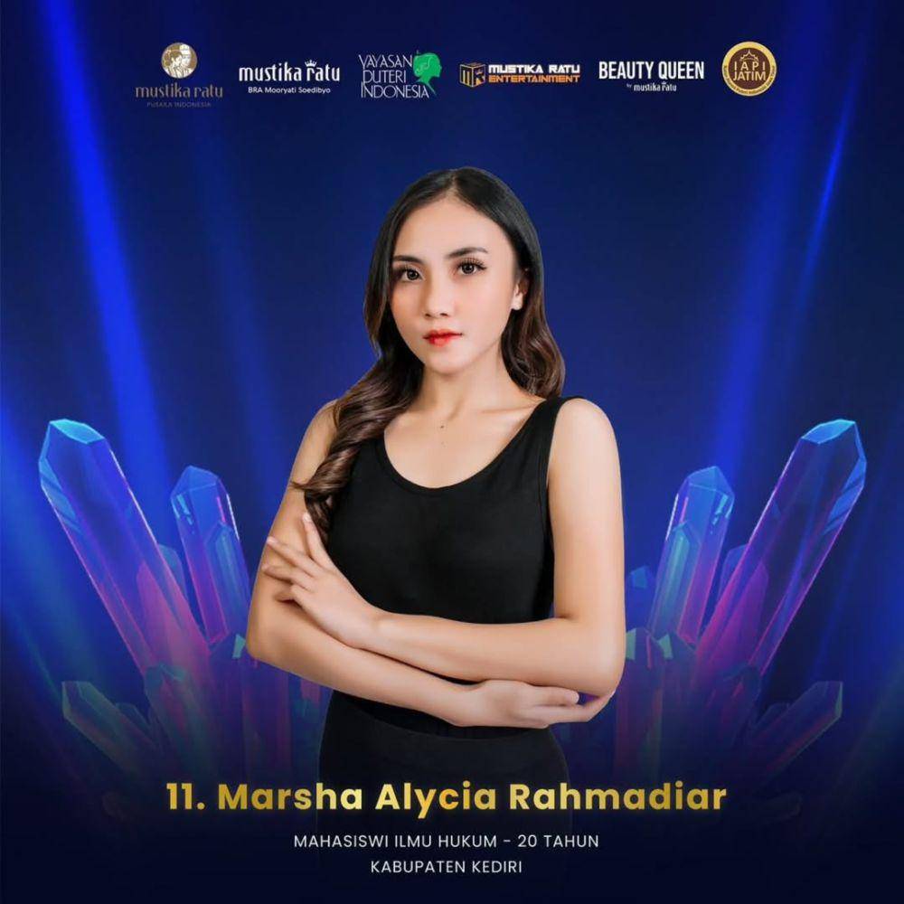 Marsha Alycia Rahmadiar, Finalis Puteri Indonesia Jawa Timur 2025 (instagram.com/puteriindonesiajatim)