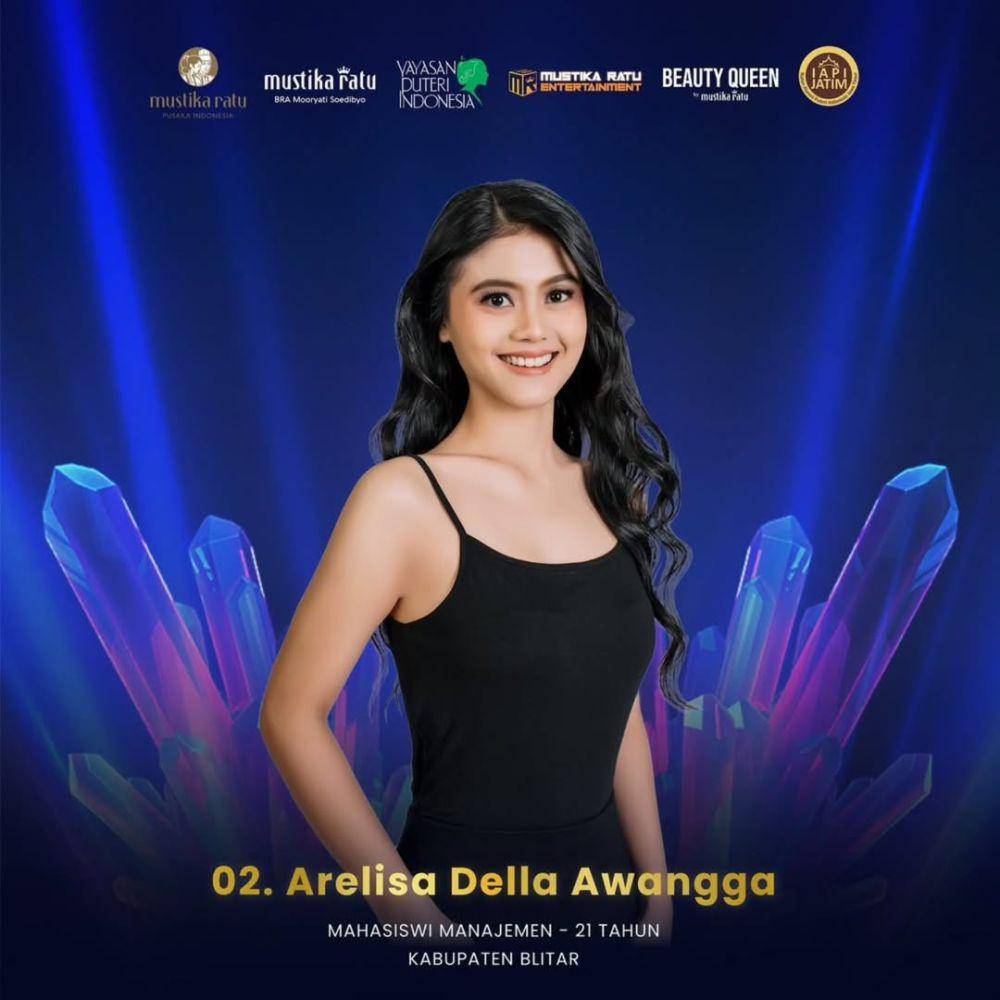 Arelisa Delia Awangga, Finalis Puteri Indonesia Jawa Timur 2025 (instagram.com/puteriindonesiajatim)