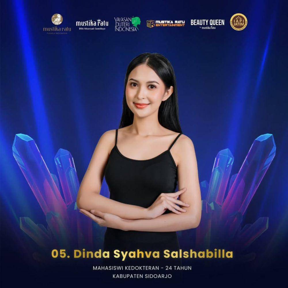 Dinda Syahva Salshabilla, Finalis Puteri Indonesia Jawa Timur 2025 (instagram.com/puteriindonesiajatim)