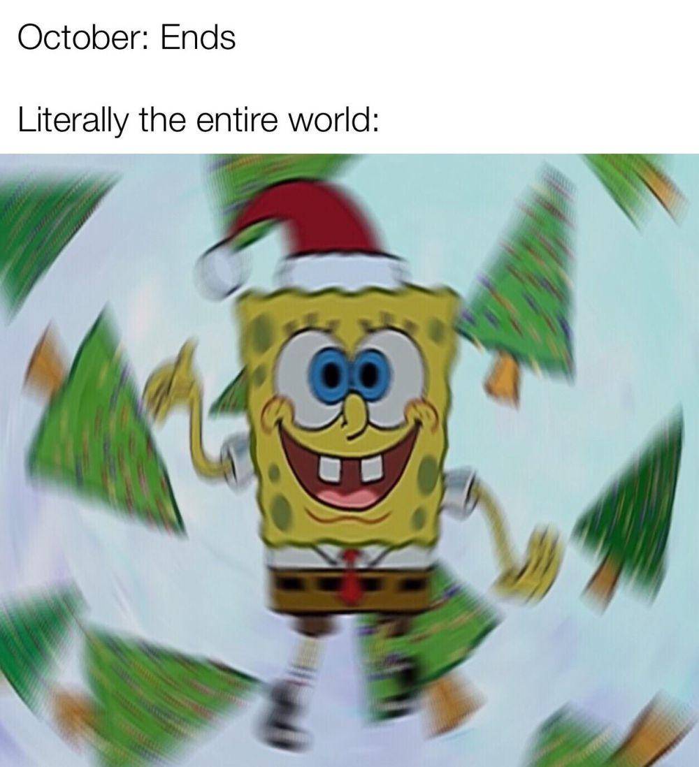 meme SpongeBob tentang hari Natal (reddit.com/Claire-dat-Saurian-7)