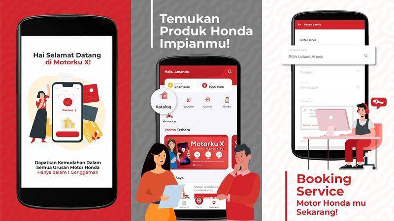 tampilan aplikasi Motorku X (dok. Google Play)