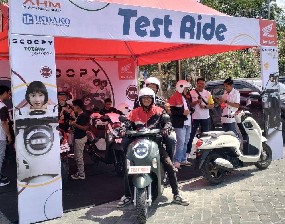 Test Ride New Honda Scoopy di Medan (Dok. IDN Times)