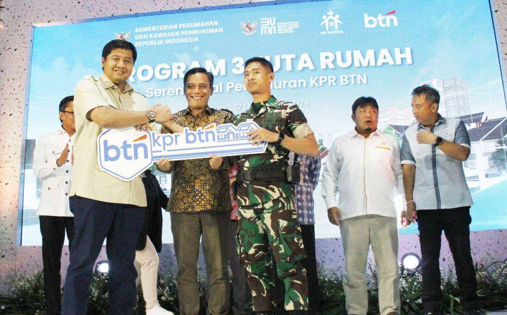 Akad KPR Massal BTN di Pondok Taktakan, Serang, Banten, Kamis (12/12). (dok. BTN)