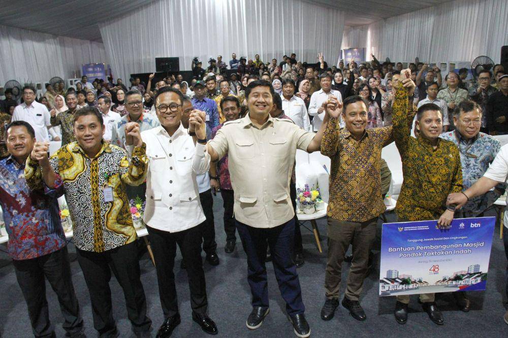 Akad KPR Massal BTN di Pondok Taktakan, Serang, Banten, Kamis (12/12). (dok. BTN)