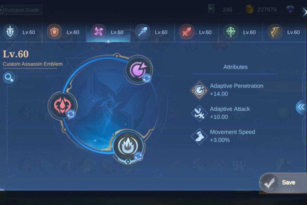 Gambaran emblem talent Granger ala Innocent (dok. Moonton/Mobile Legends: Bang Bang)