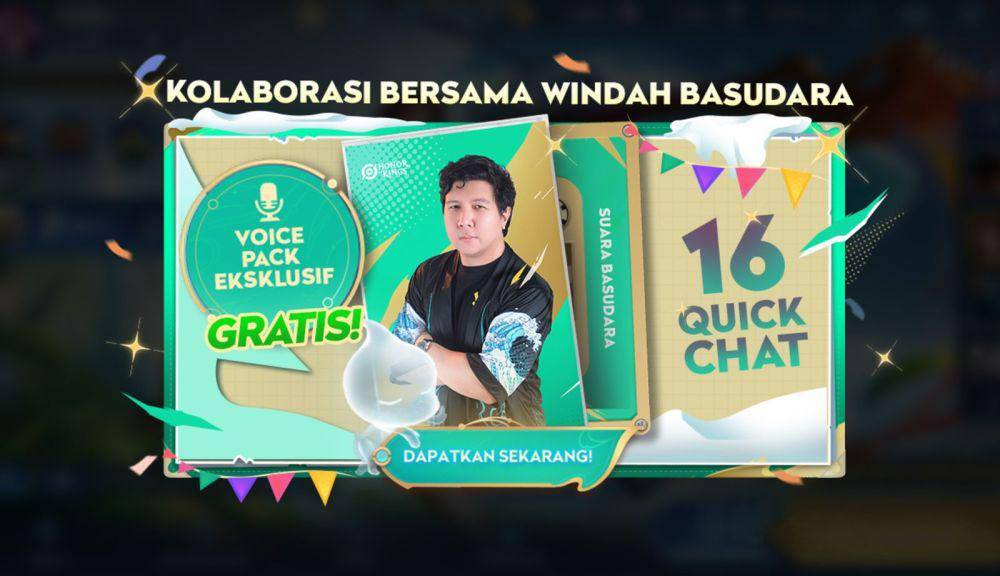 Honor of Kings Luncurkan Kolaborasi Voicepack Windah Basudara!