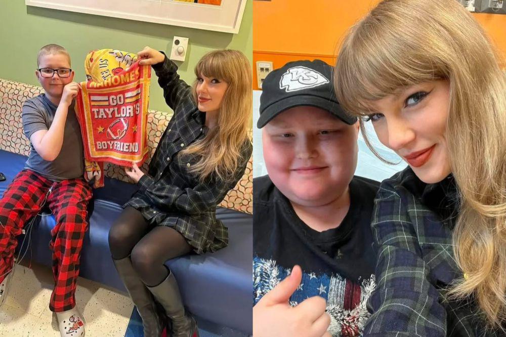 Momen Taylor Swift Kunjungi Rumah Sakit Anak di Kansas City, Mulia!