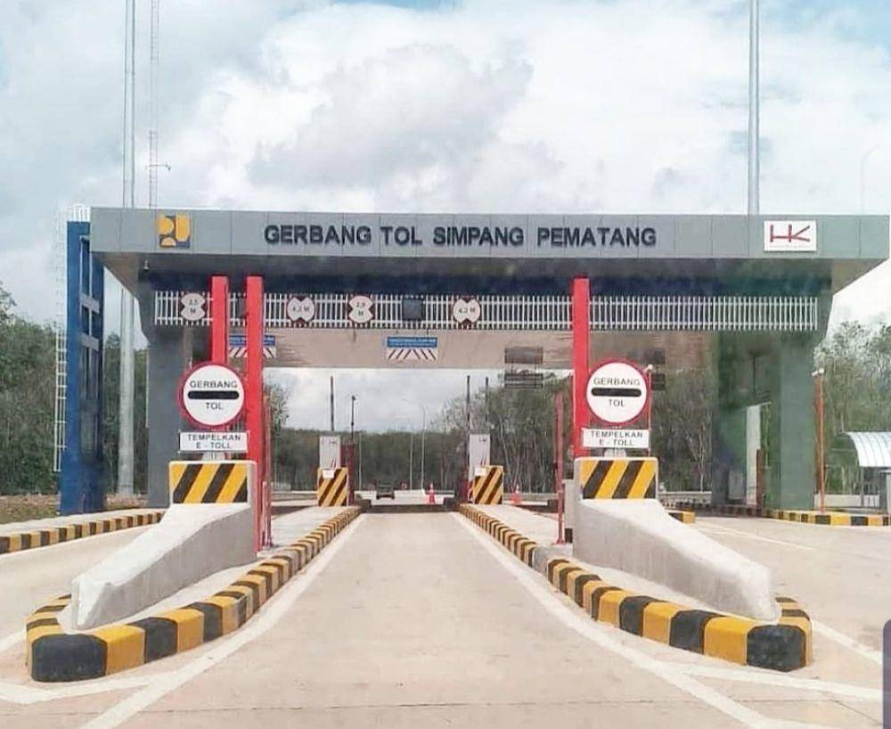 Gerbang Tol Simpang Pematang. (IDN Times/istimewa)