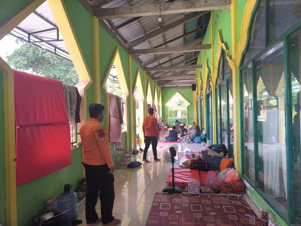 Lokasi pengungsian sudah kosong di Masjid Jabal Nur, Jalan Biola 18 Blok 10, Kelurahan Manggala, Kecamatan Manggala, Jumat (13/12/2024). (Dok. Istimewa)