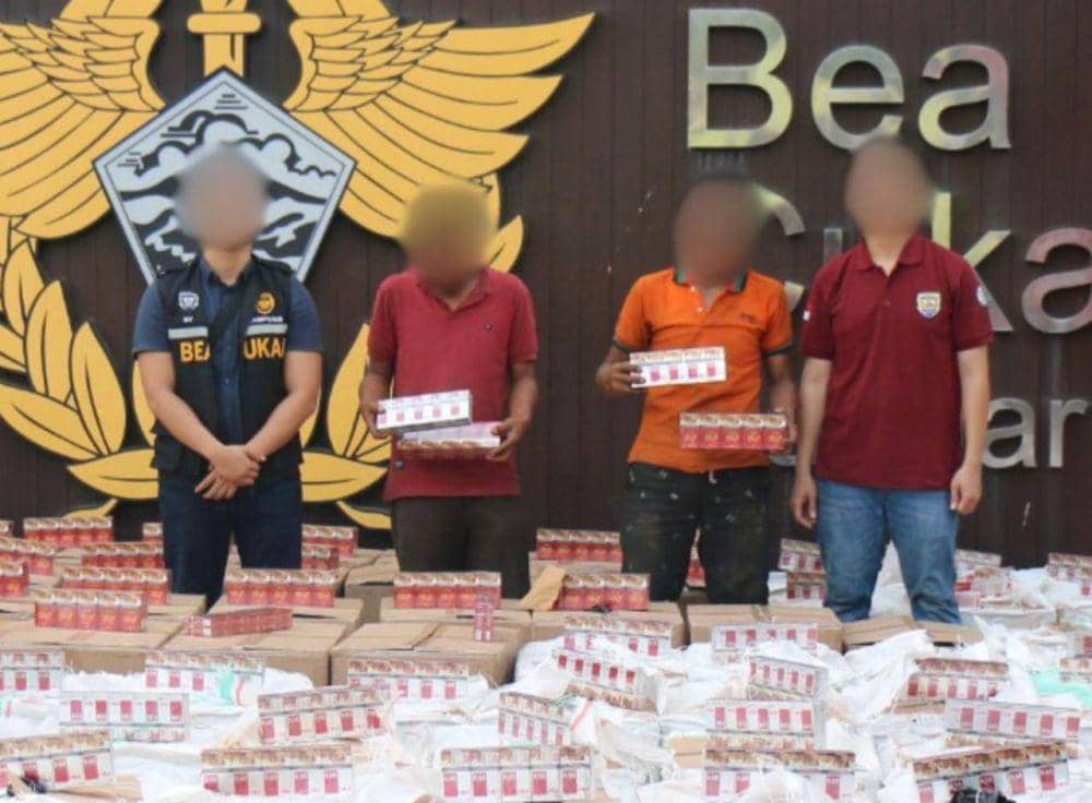 Penampakan rokok ilegal diungkap Bea Cukai Lampung selama periode 8 November hingga 7 Desember 2024. (Dok. Bea Cukai Lampung).