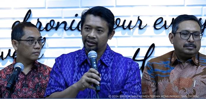 Deputi Bidang Analisis dan Pemeriksaan Pusat Pelaporan dan Analisis Transaksi Keuangan (PPATK) Danang Tri Hartono (Dok. Kemkomdigi TV)
