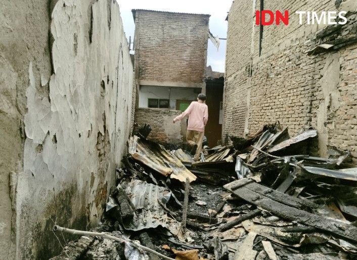 Kebakaran Kawasan Padat Penduduk Medan Polonia, 7 dari 9 Rumah Ludes