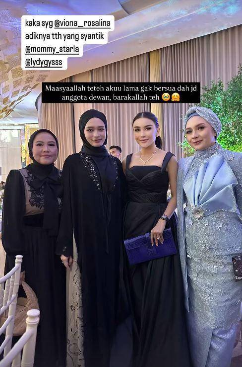 artis di resepsi Putri Zulhas dan Zumi Zola (Instagram.com/bebizie)