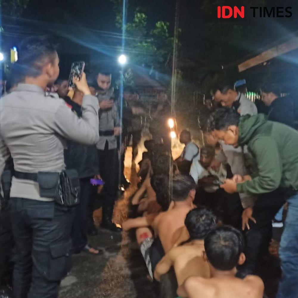 Polresta Pontianak Amankan 24 Remaja akan Tawuran, Senjata Diamankan